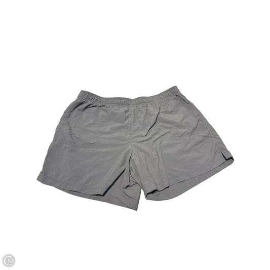 Athletic Shorts By Columbia In Grey, Size: L