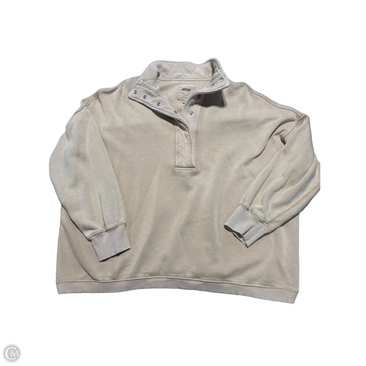 Sweatshirt Crewneck By Aerie In Tan, Size: Xl