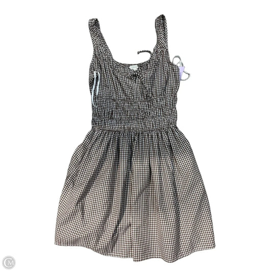 Dress Casual Short By Sim & Sam In Brown & White, Size: M