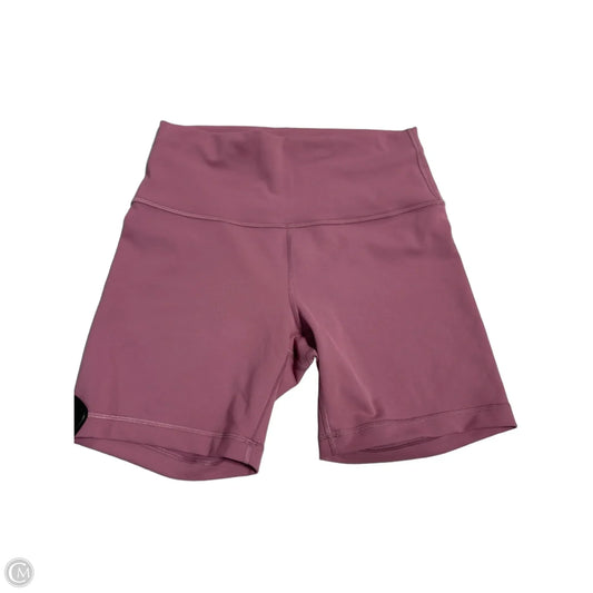 Athletic Shorts By Lululemon In Pink, Size: 8