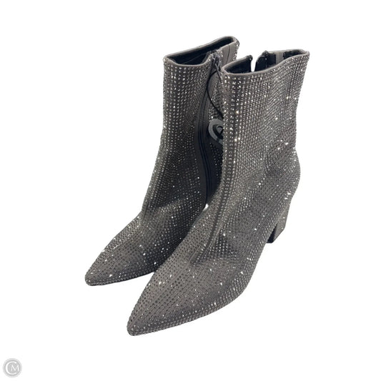 Boots Ankle Heels By A New Day In Silver, Size: 7.5