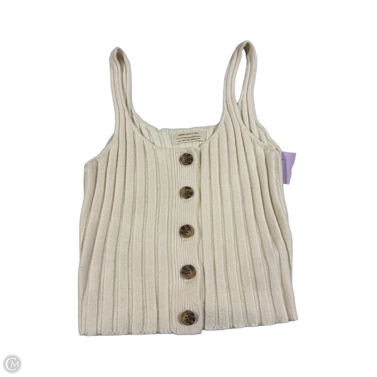 Tank Top By Urban Outfitters In Cream, Size: L