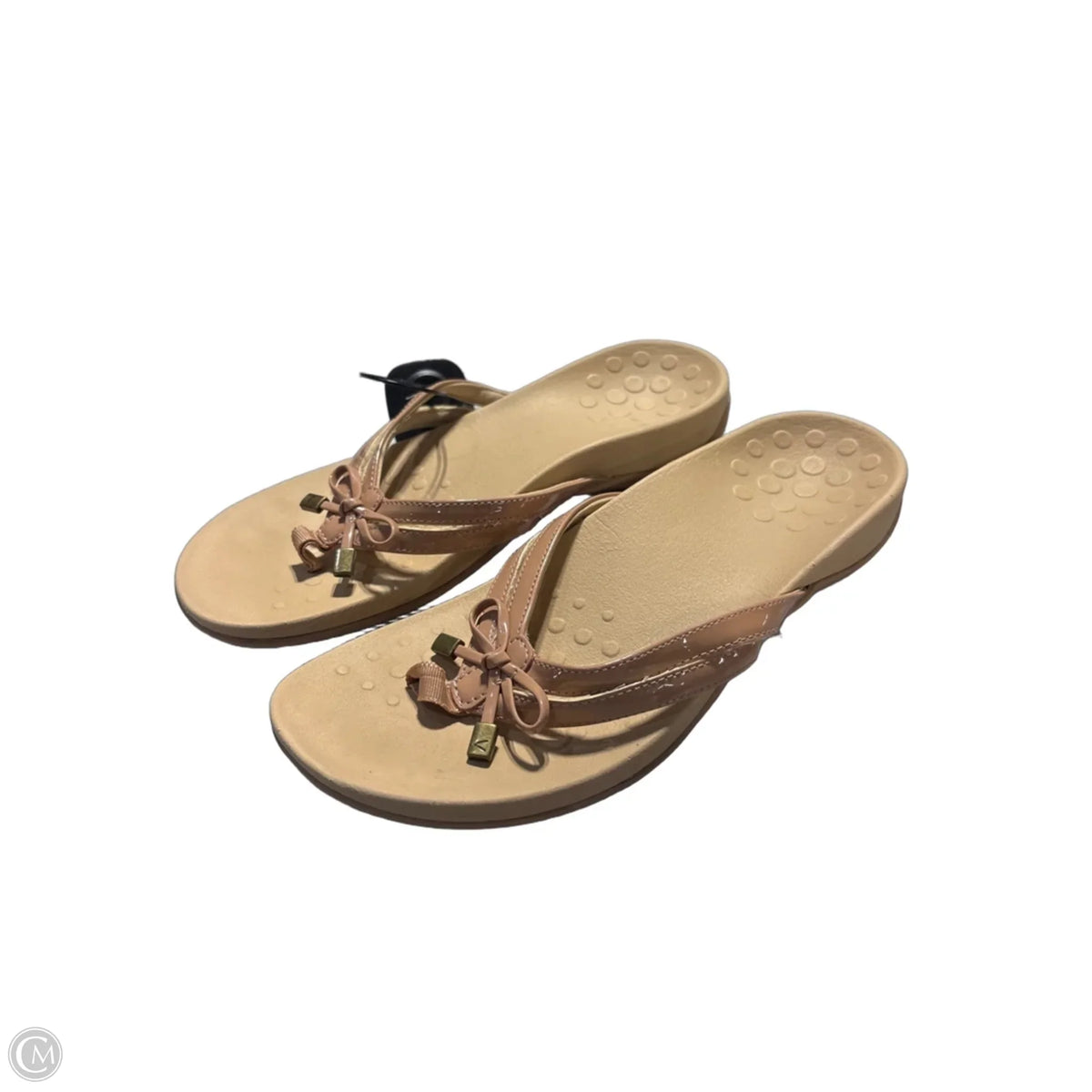 Sandals Flats By Vionic In Tan, Size: 8.5