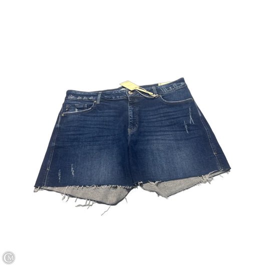 Shorts By Kancan In Blue Denim, Size: 22