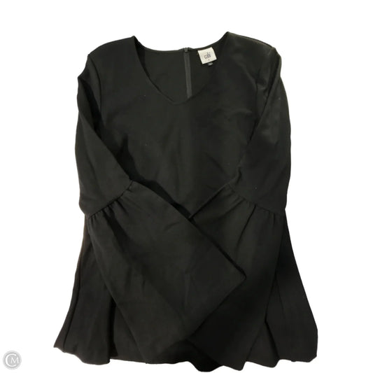 Top Long Sleeve Basic By Cabi In Black, Size: S