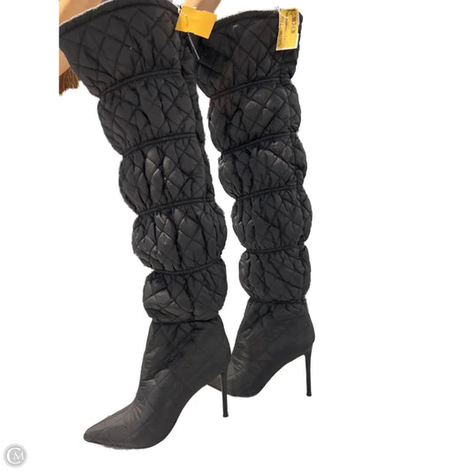 Boots Mid-calf Flats By Steve Madden In Black, Size: 8.5