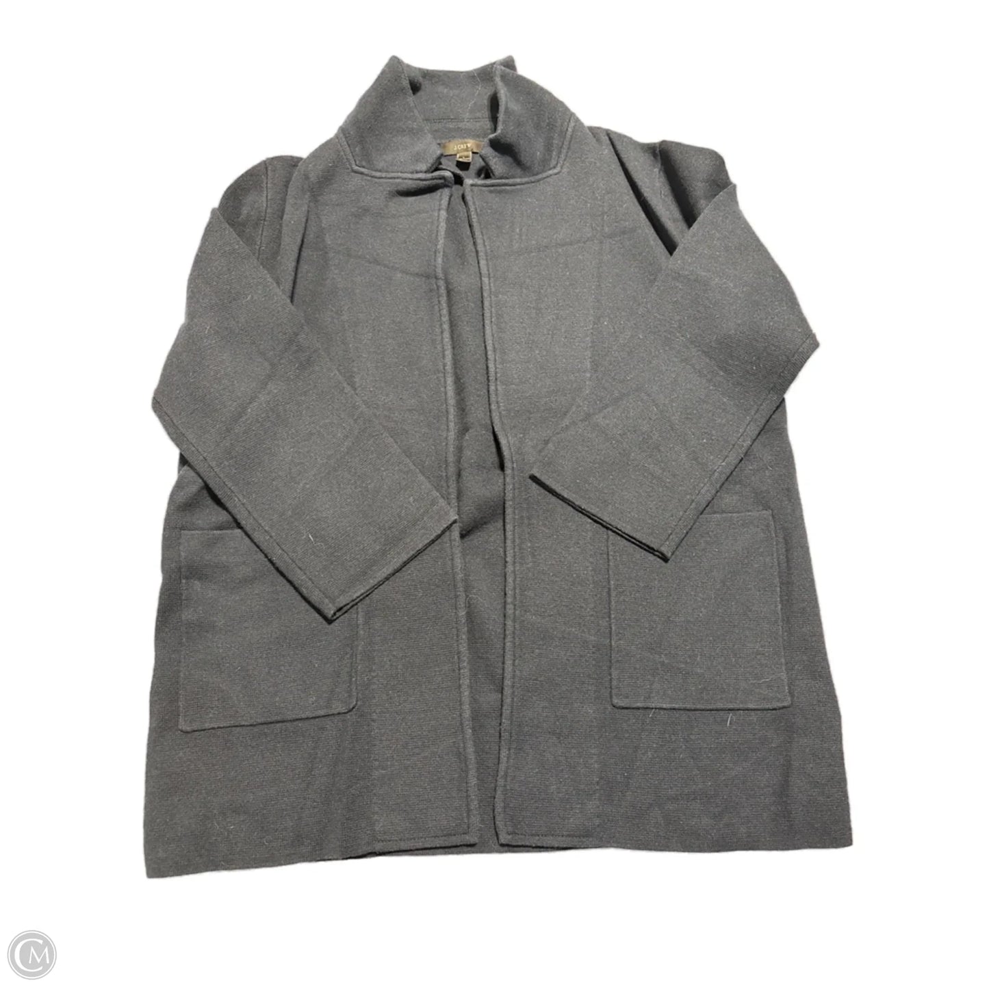 Coat Faux Fur & Sherpa By J. Crew In Navy, Size: L