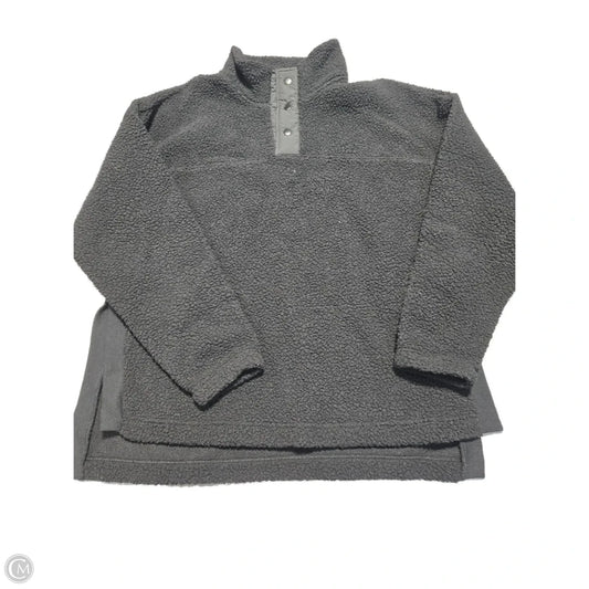 Coat Faux Fur & Sherpa By Old Navy In Black, Size: L