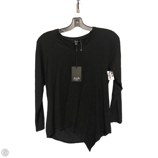 Top Long Sleeve Basic By Cmb In Black, Size: M