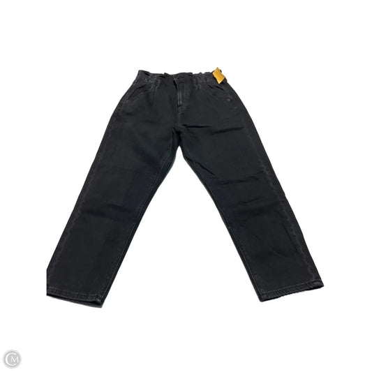 Jeans Wide Leg By American Eagle In Black, Size: 4