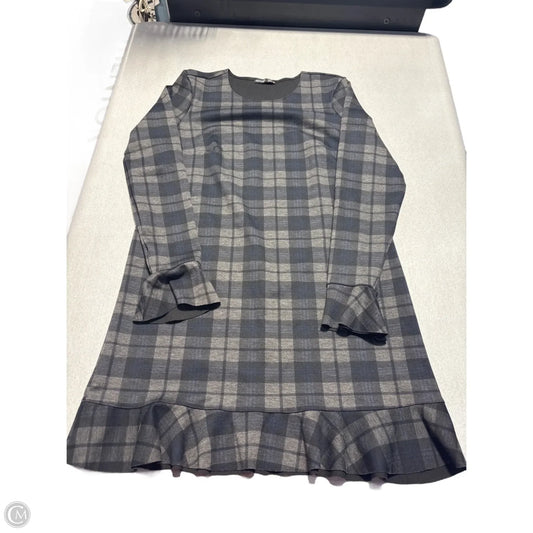 Dress Casual Short By Zara In Plaid Pattern, Size: S