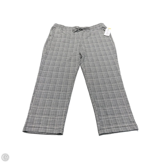 Pants Dress By Time And Tru In Plaid Pattern, Size: Xxl