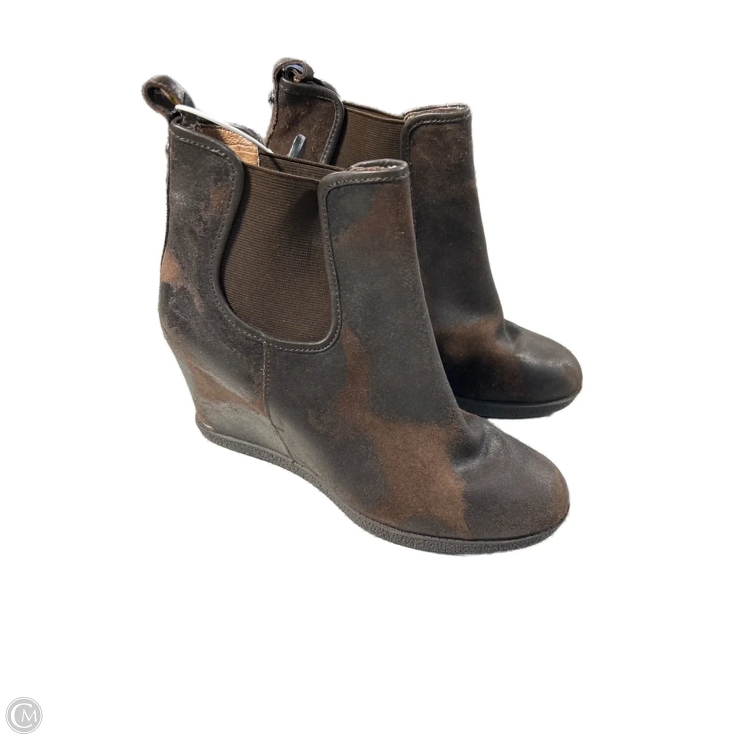 Boots Ankle Flats By Donald Pliner In Brown, Size: 6