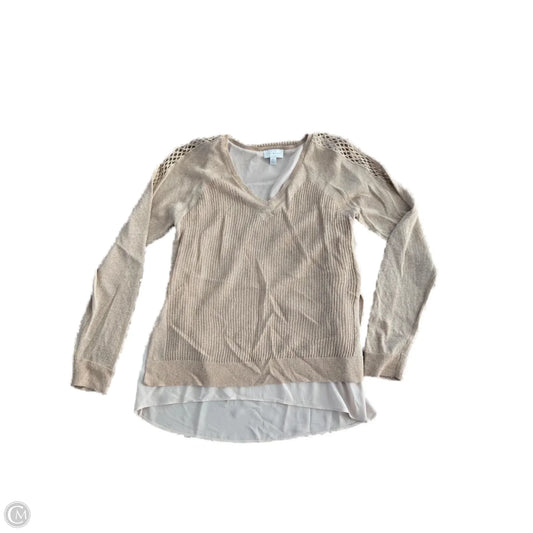 Top Long Sleeve By Lucky Brand In Tan, Size: S