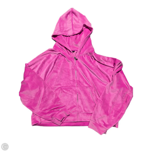 Jacket Fleece By Victorias Secret In Pink, Size: Xl