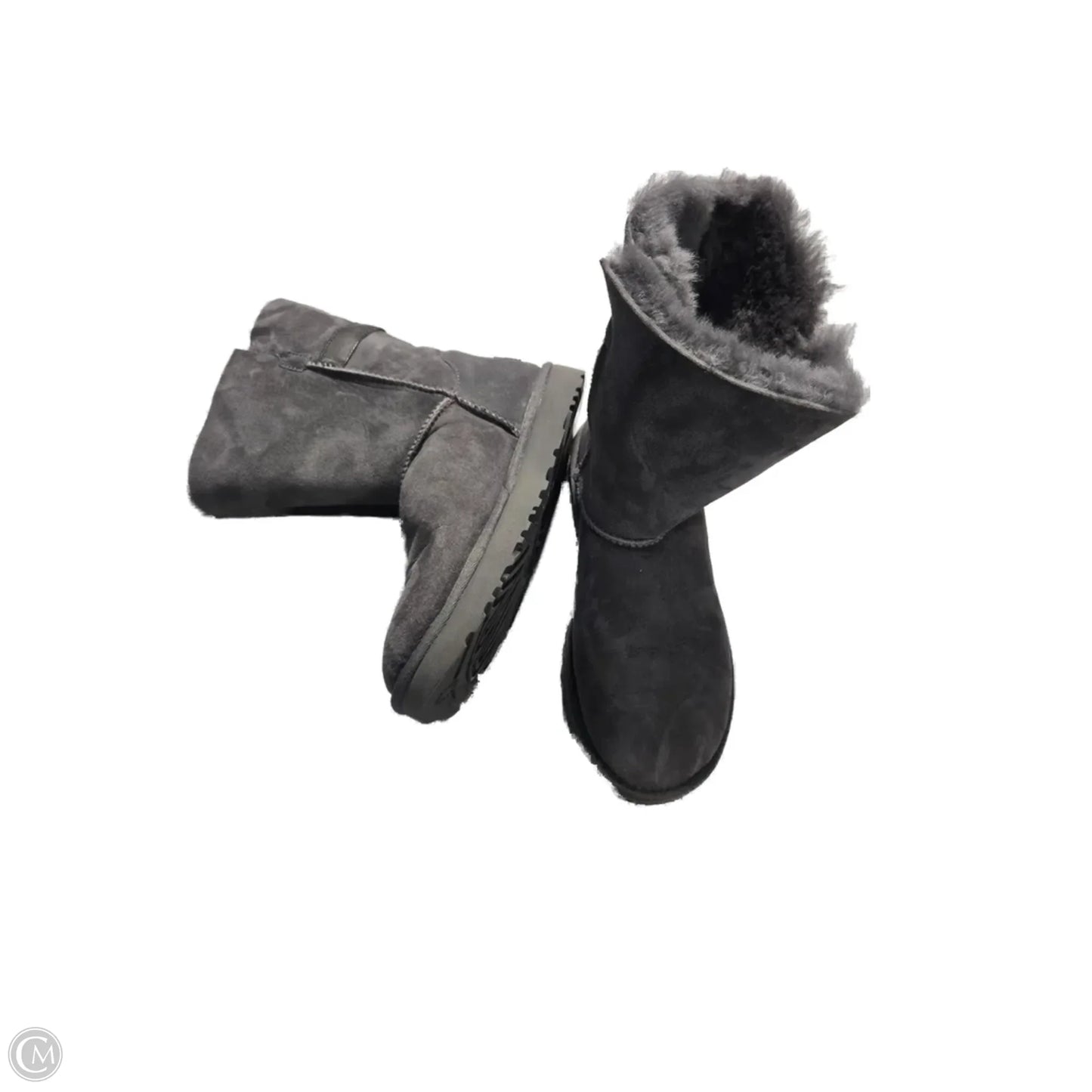 Boots Designer By Ugg In Grey, Size: 6