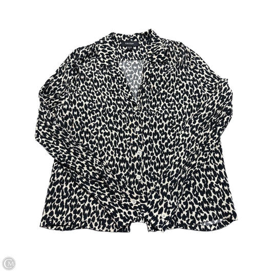 Blouse Long Sleeve By Karen Kane In Animal Print, Size: S