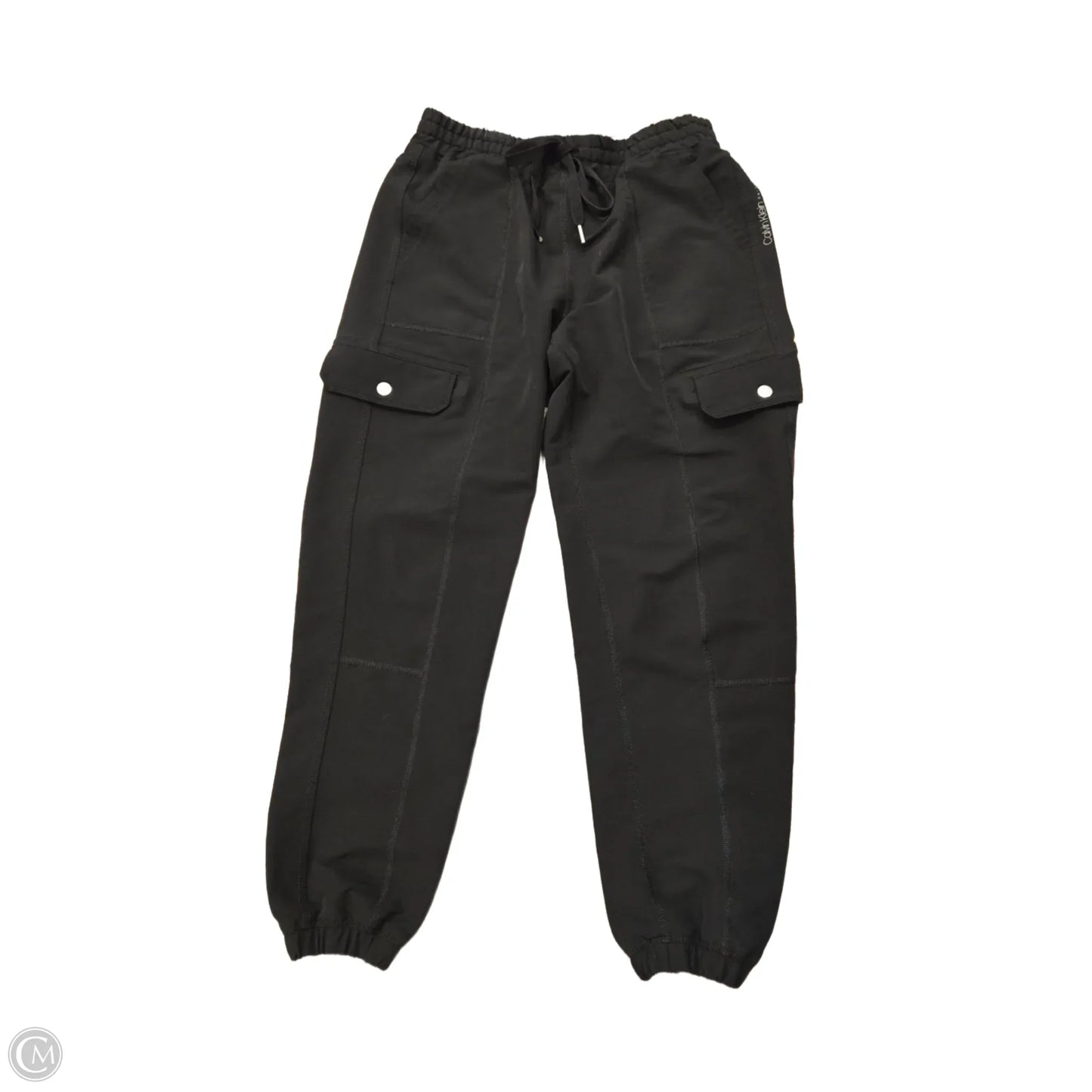 Athletic Pants By Calvin Klein In Black, Size: S