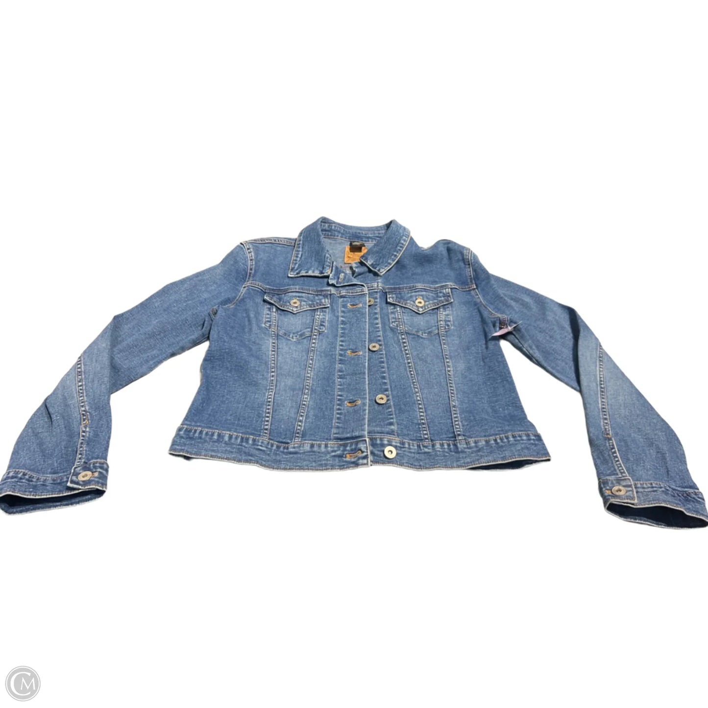 Jacket Denim By Jag In Blue Denim, Size: L