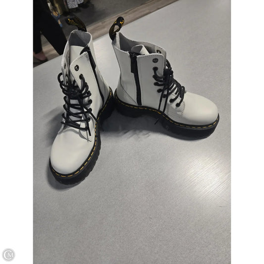 Boots Combat By Dr Martens In White, Size: 6