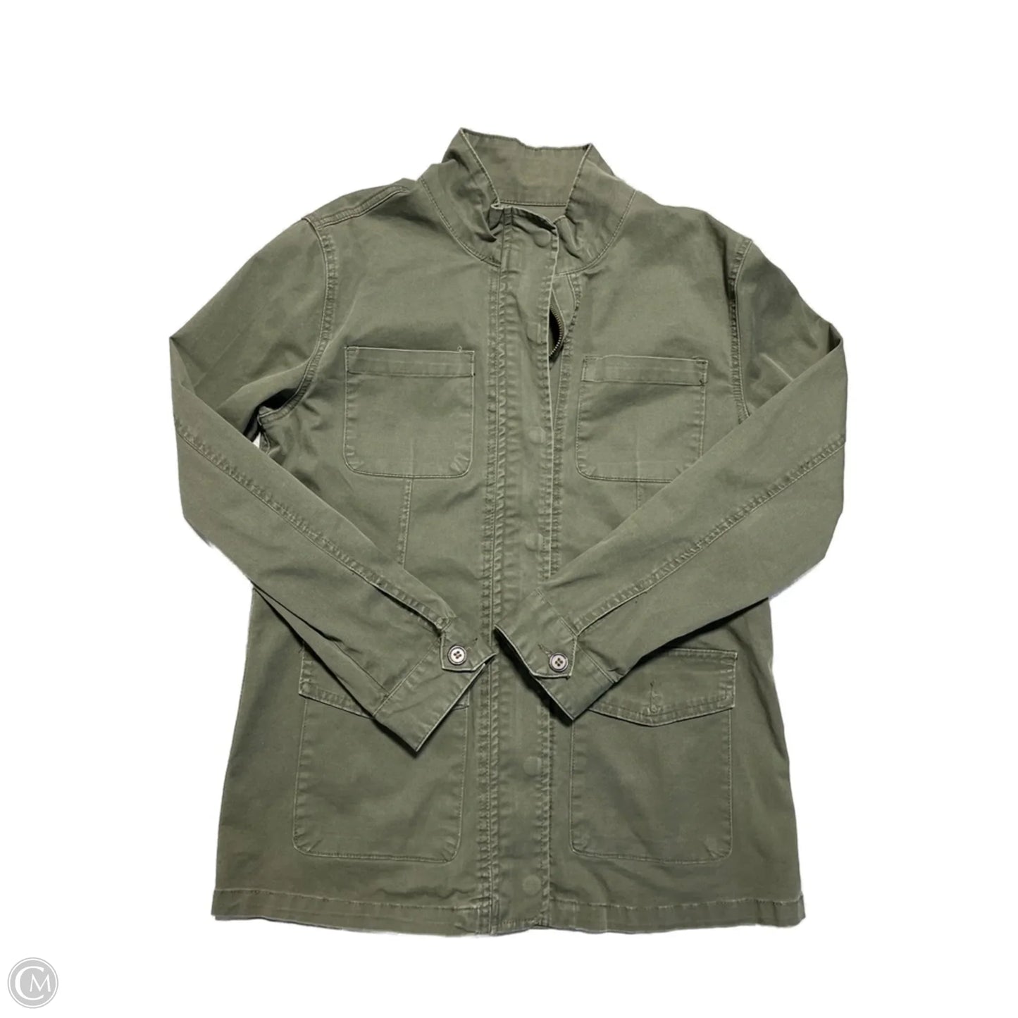 Jacket Denim By Kensie In Green, Size: L