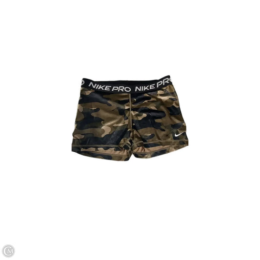 Athletic Shorts By Nike In Camouflage Print, Size: L