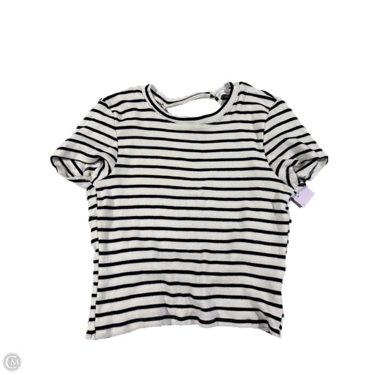 Top Short Sleeve By Altard State In Striped Pattern, Size: Xl