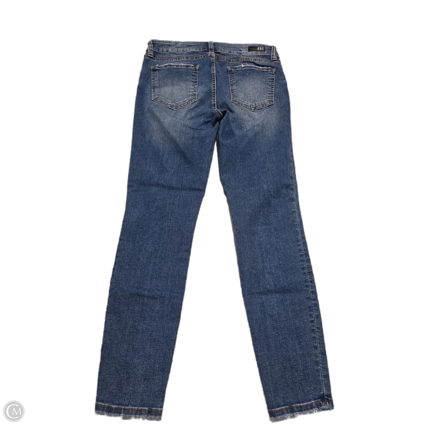 Jeans Straight By Kut In Blue Denim, Size: 8