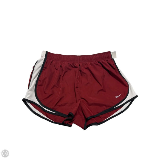 Athletic Shorts By Nike In Maroon, Size: Xl