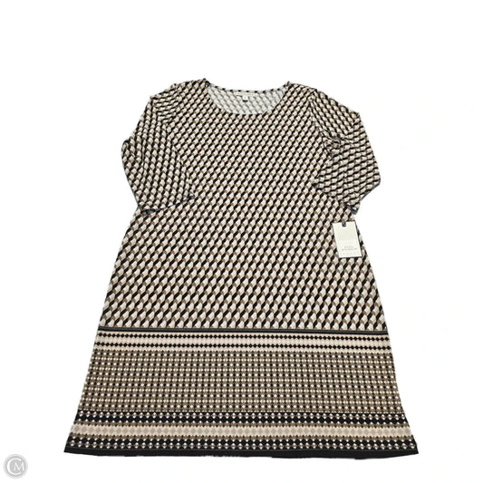 Dress Casual Midi By Dana Buchman In Brown, Size: Xl