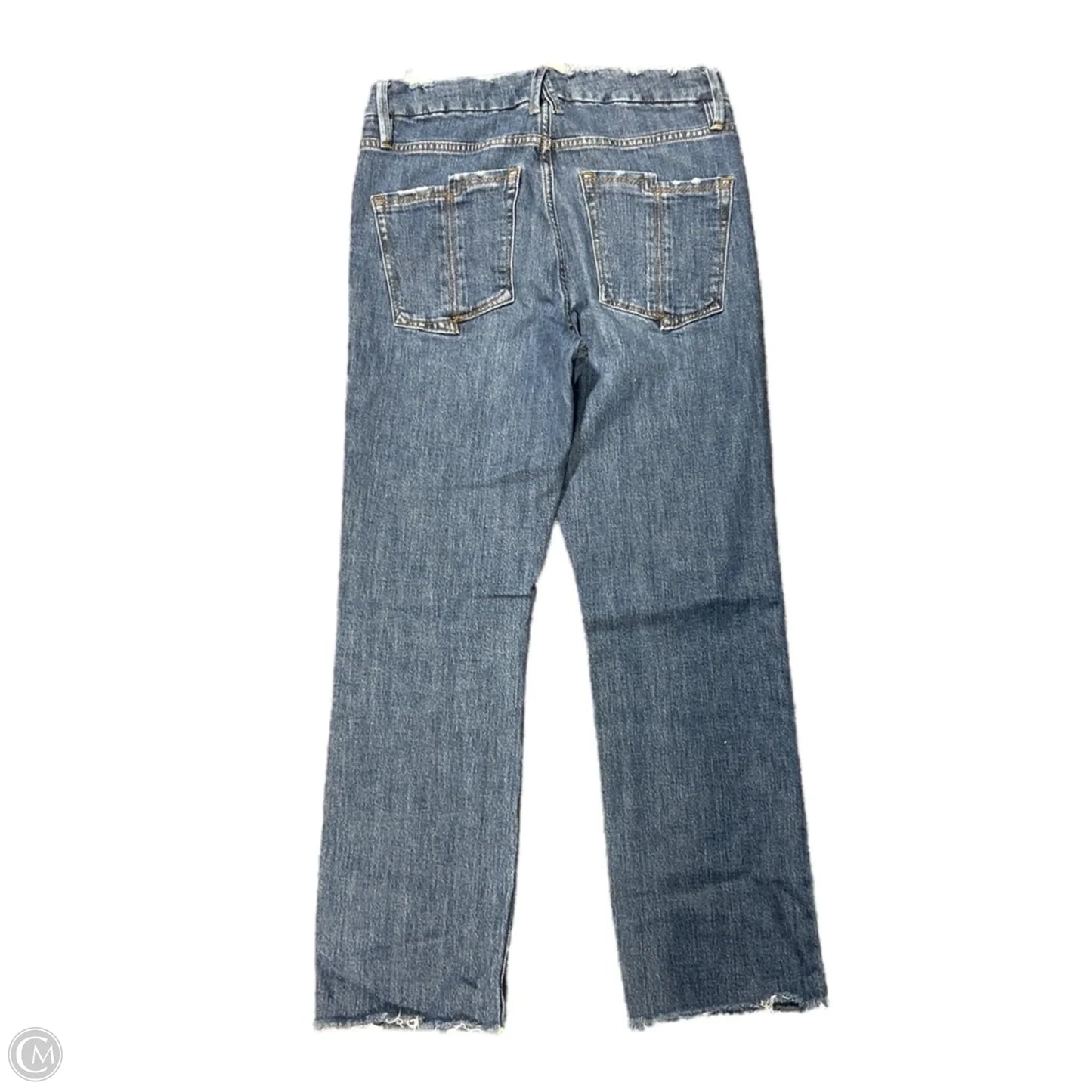 Jeans Straight By Good American In Blue Denim, Size: 6