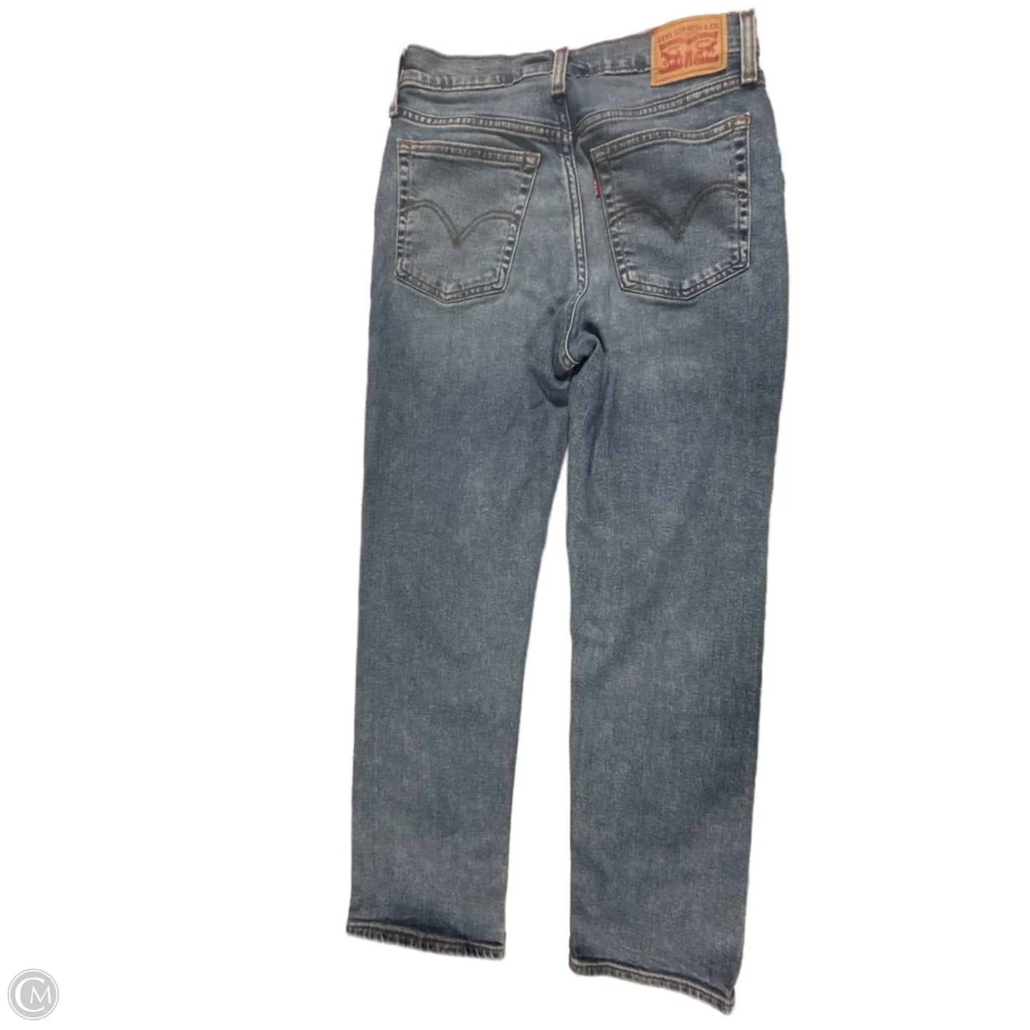 Jeans Straight By Levis In Blue Denim, Size: 6