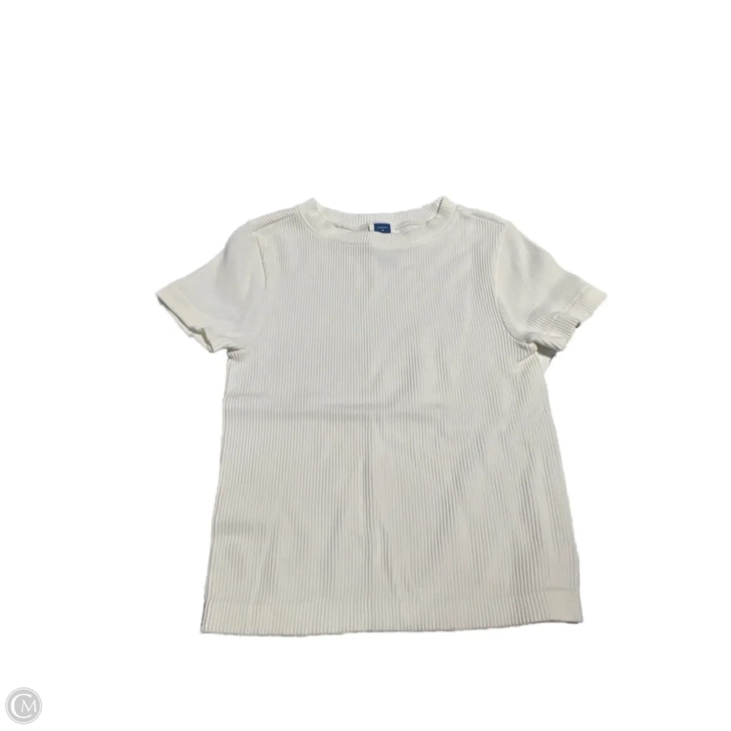 Top Short Sleeve By Old Navy In Cream, Size: M