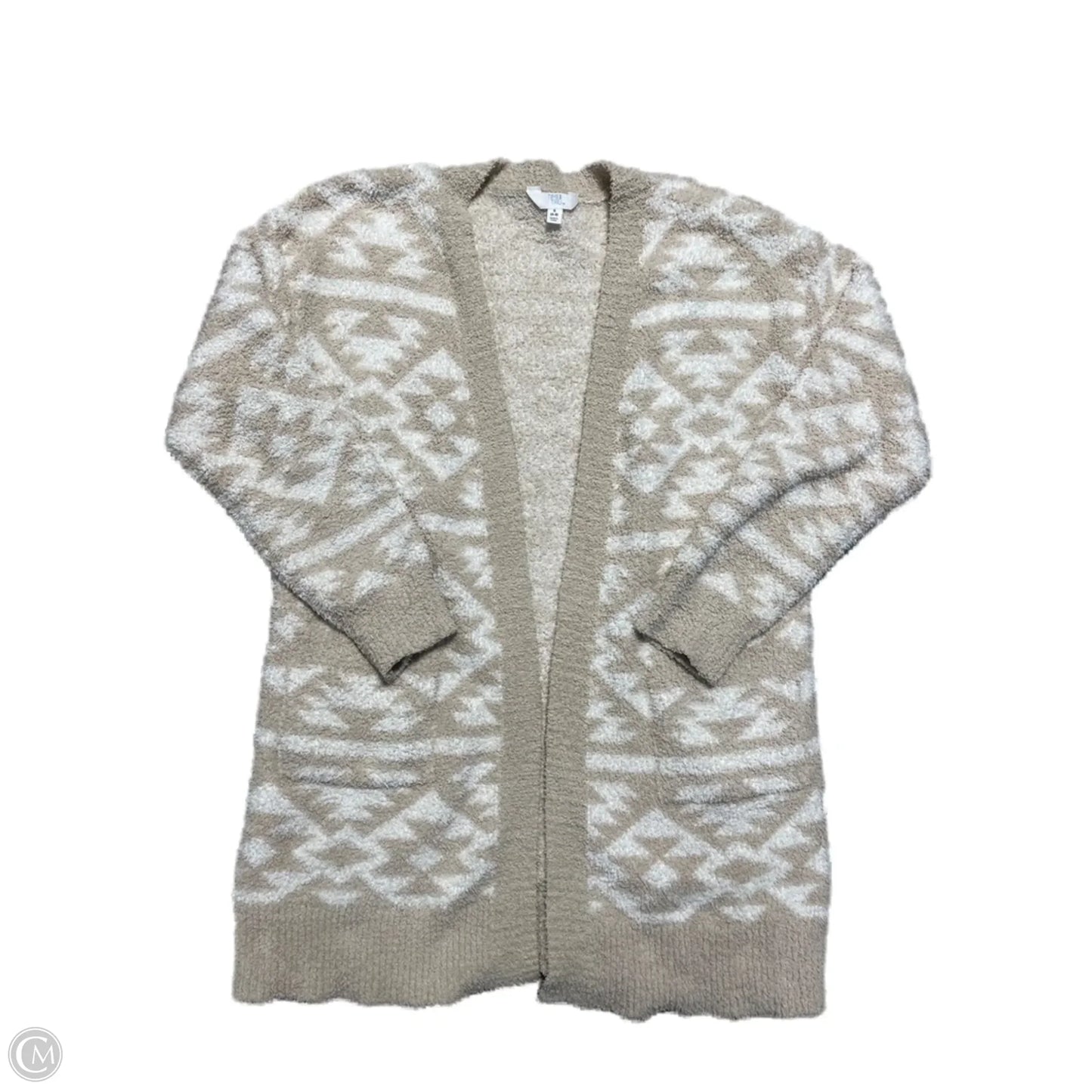 Cardigan By Time And Tru In Tan, Size: S