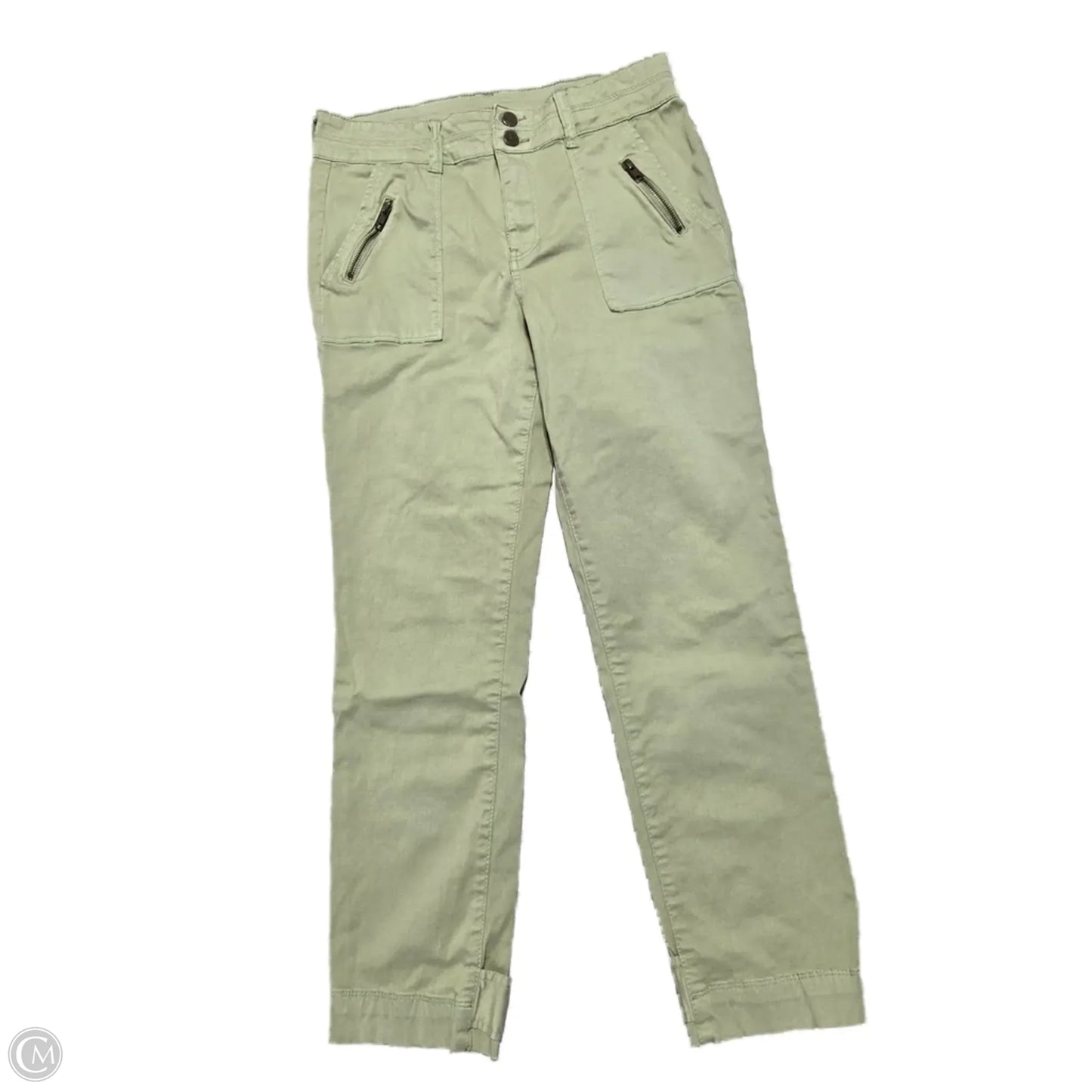 Jeans Straight By Kut In Green, Size: 10