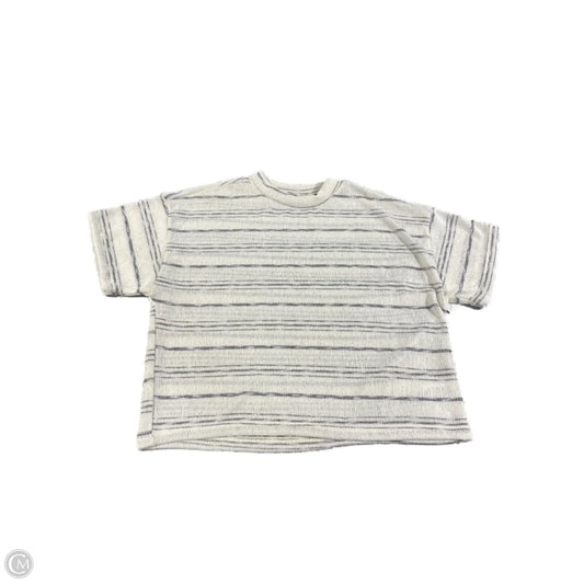 Top Short Sleeve By Cmc In Striped Pattern, Size: M