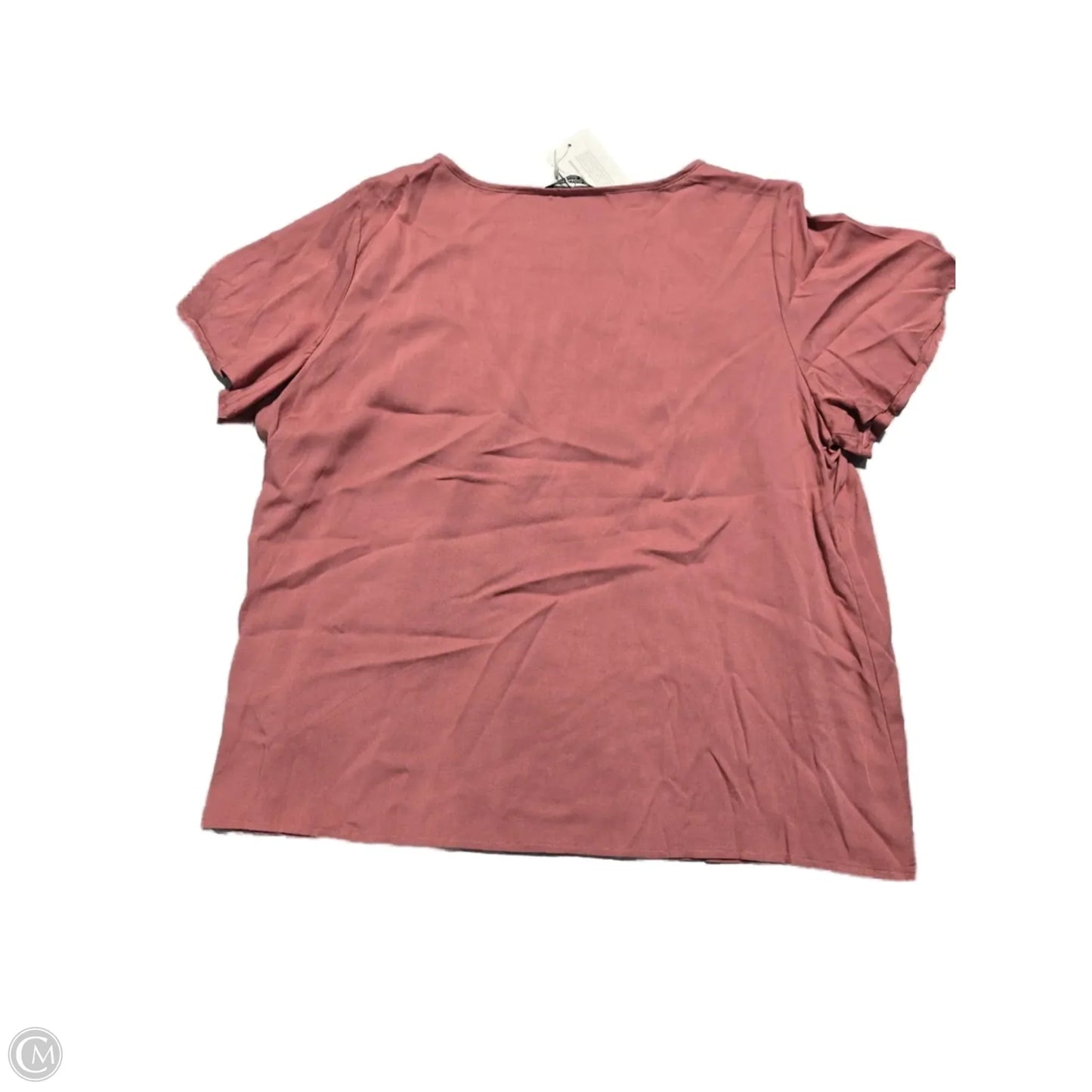 Top Short Sleeve By Cmc In Pink, Size: 18