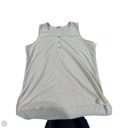 Tank Top By White Birch In Cream, Size: 2x