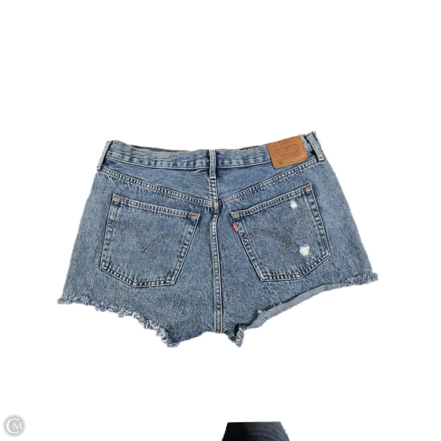 Shorts By Levis In Blue Denim, Size: 14