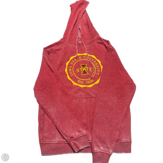 Sweatshirt Hoodie By Cmc In Red, Size: M