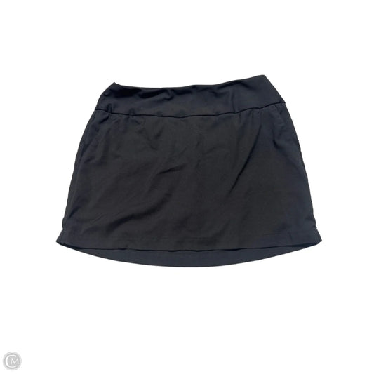 Athletic Skort By Adidas In Black, Size: M