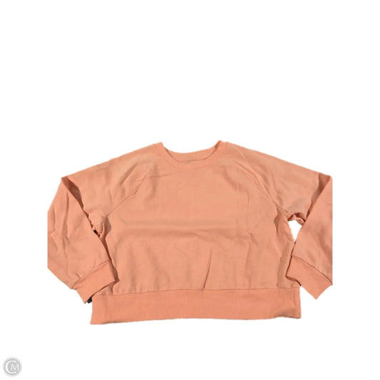 Sweatshirt Collar By Colsie In Peach, Size: Xl