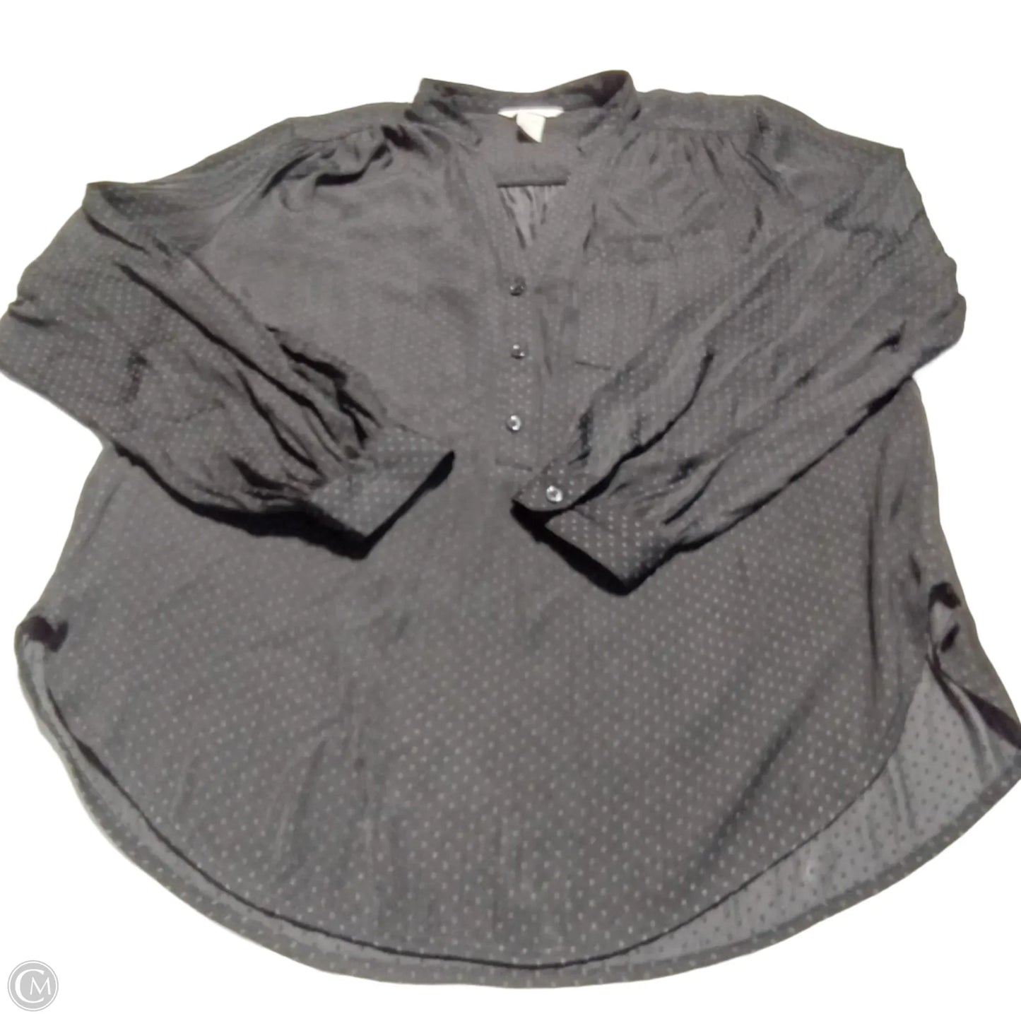 Top Long Sleeve Basic By H&m In Black, Size: 4