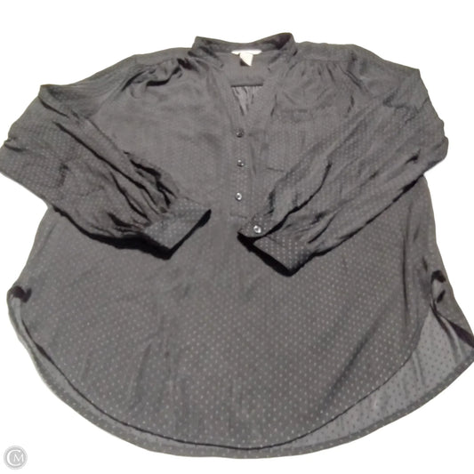 Top Long Sleeve Basic By H&m In Black, Size: 4