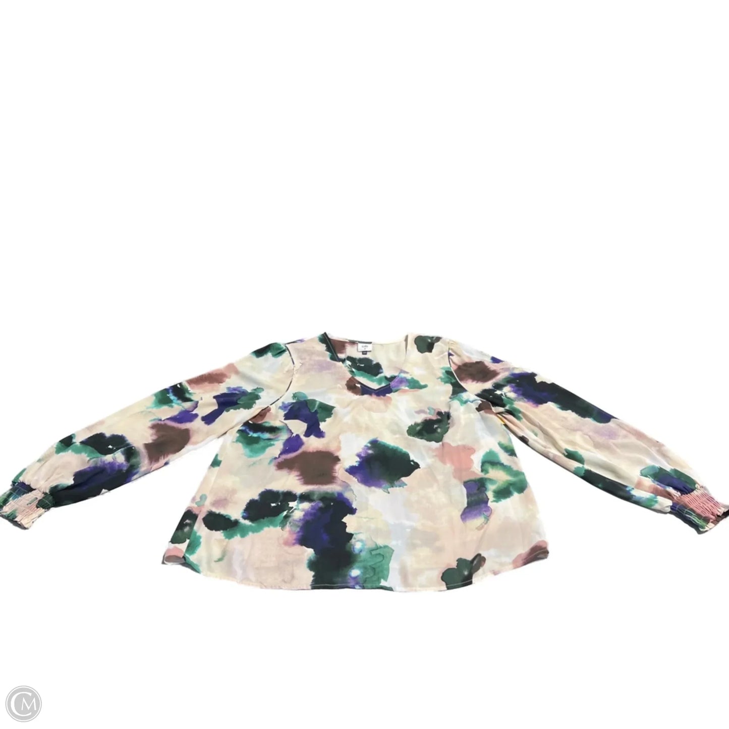 Top Long Sleeve Basic By Cabi In Multi-colored, Size: M