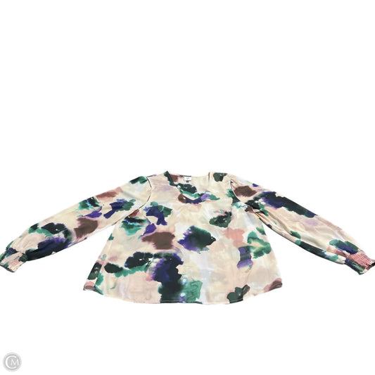 Top Long Sleeve Basic By Cabi In Multi-colored, Size: M