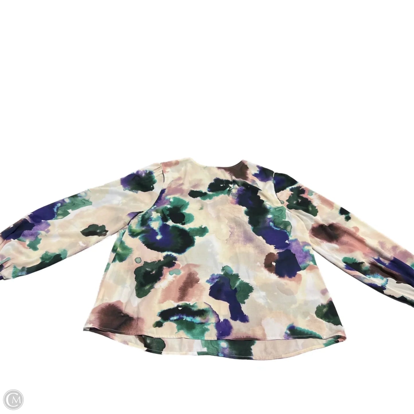 Top Long Sleeve Basic By Cabi In Multi-colored, Size: M