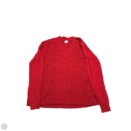 Sweater By Cabi In Red, Size: M