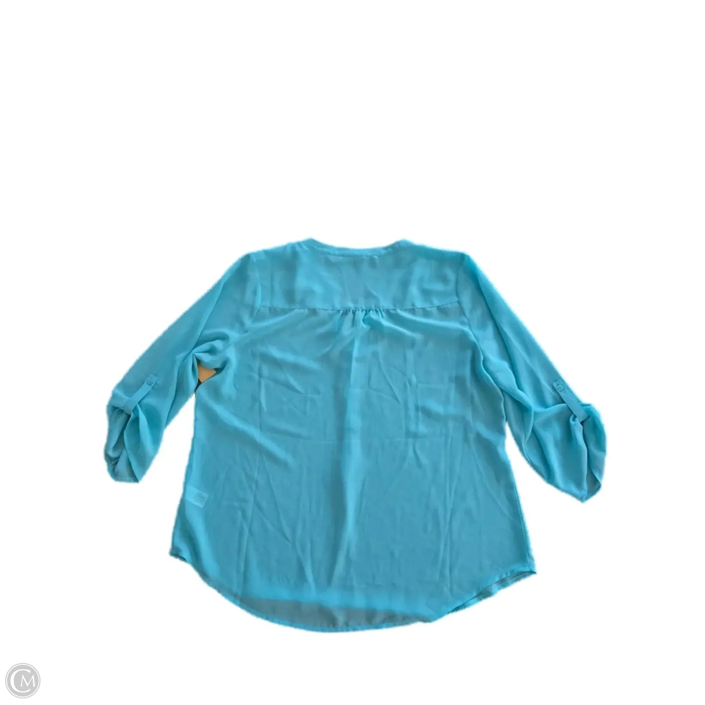 Top Long Sleeve Basic By Maurices In Blue, Size: Xxl