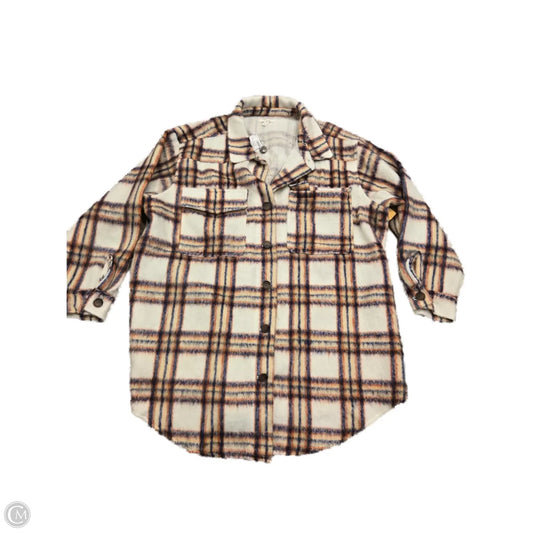 Jacket Shirt By Maurices In Plaid Pattern, Size: 2x